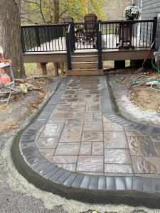 Front Porch & Walkway Installation in Wexford, PA 1