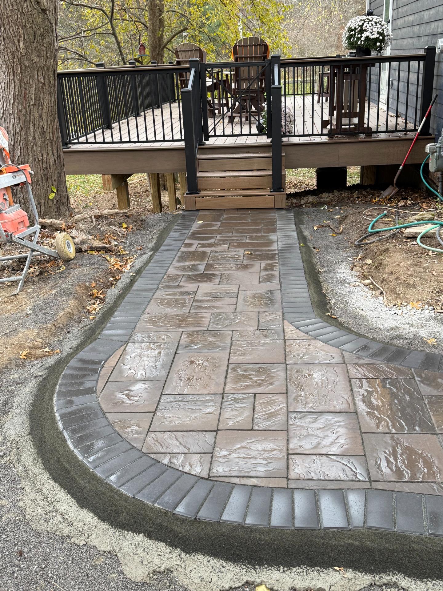 Front Porch & Walkway Installation in Wexford, PA 1