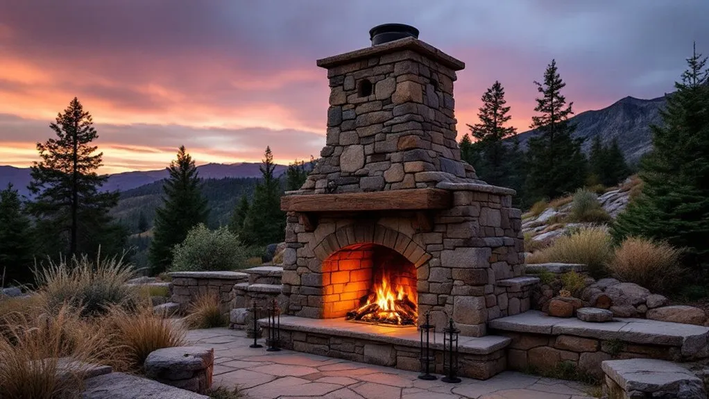 Rustic Outdoor Fireplace Ideas for Stunning Landscapes 2 Rustic Outdoor Fireplace Ideas for Stunning Landscapes