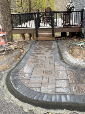 Front Porch & Walkway Installation in Wexford, PA 1